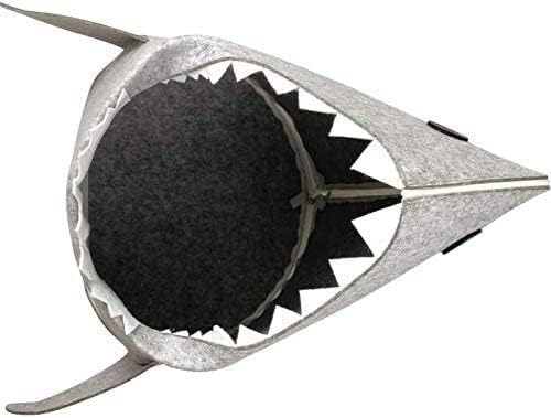 חיצוני טלסקופי דלי כביסה סל כריש צורת צעצועי אחסון סל בית צעצועי בגדים ארגונית דלי אחסון דקור נייד
