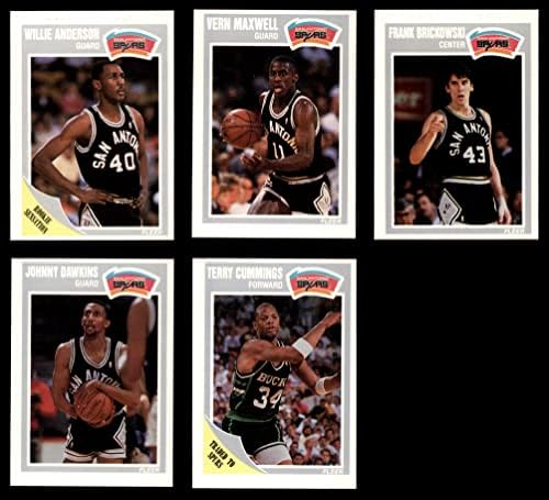 1989-90 Fleer San Antonio Spurs Team Set San Antonio Spurs NM/MT Spurs
