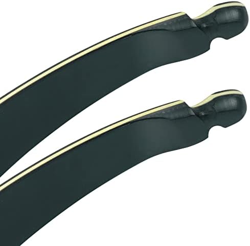גלורק שחור האנטר מקורי רקורב קשת גפיים החלפת 25-60 קילו פיברגלס ובמבוק גיליון למינציה