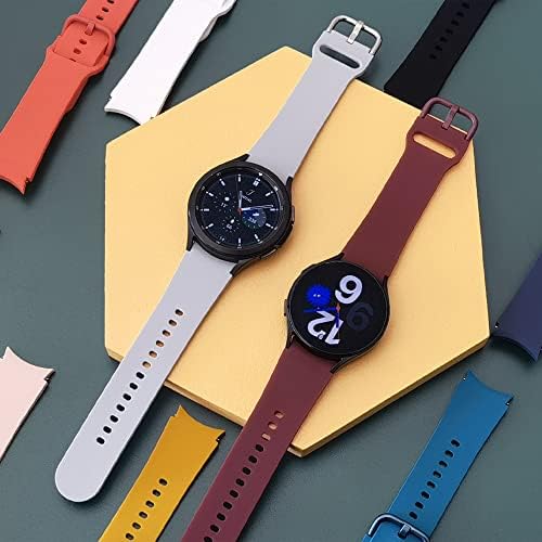 עבור Samsung Galaxy Watch 5 להקה 40 ממ 44 ממ/גלקסי שעון 5 להקה פרו 45 ממ, סיליקון רצועת ספורט החלפת