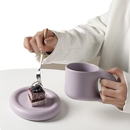 Hiddit יצירתי שומן חמוד עם ידית כוס קפה אוהבי ספל גברים נשים זוגות זוגות ספל מתנה