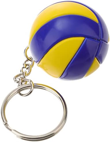 Pretyzoom Mochila para niños כדור כדורעף עור מסיבת כדורעף מסיבת כדורעף מעדיפה מחזיק מפתח מחזיק מפתח מחזיק