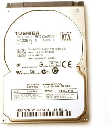 Toshiba MK3256GSY 320GB 7200RPM 2.5 SATA HD