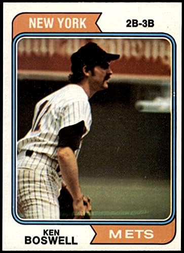 1974 Topps 645 קן בוסוול ניו יורק מטס NM Mets