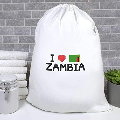 אזידה' אני אוהב זמביה ' כביסה/כביסה / אחסון תיק