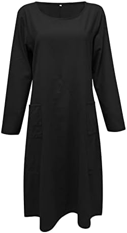 שמלות פוביגו כתף אחת לנשים, קוקטייל רטרו לבגדי בית נקבה אביב שרוול מלא בתוספת גודל חם