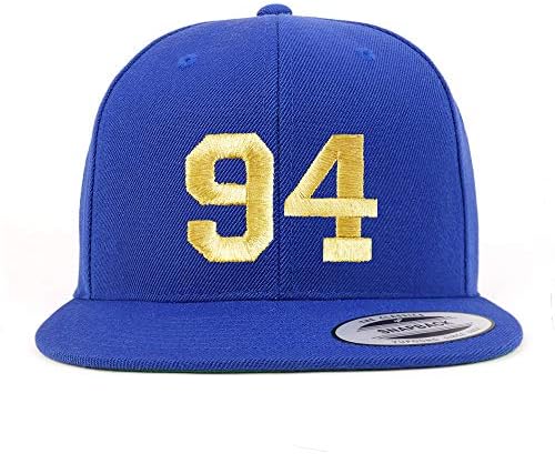 טרנדי הלבשה חנות מספר 94 זהב חוט שטוח ביל סנאפבק בייסבול כובע