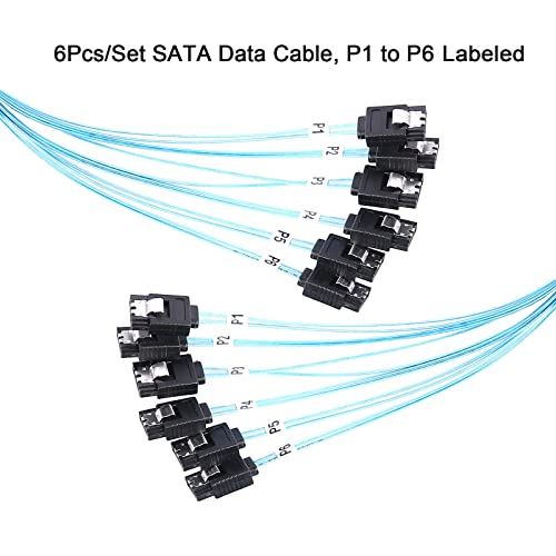 Adcaudx sata-iii כבל-1M 6 יחידות/Set-6GBPS-SATA החלפת כבלים להחלפת כונני DVD של שרת מחשב Bitcoin RAID