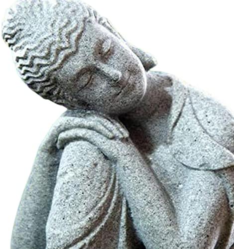 קישוטי מיכל דגים, קישוט אקווריום, מיני פסלי בודהה בעבודת יד מנמנם בודהה פסל פסל פסלי פסל לפסל