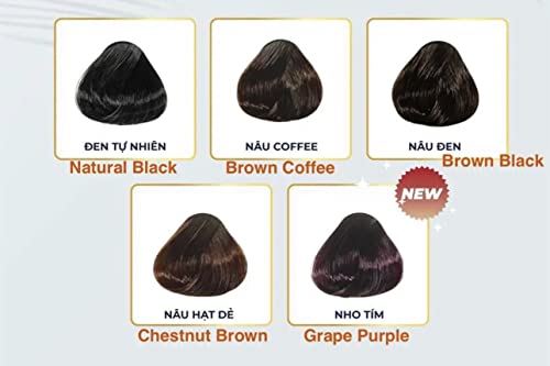 אמיתי קומי יפן אורגני שיער לצבוע שמפו 5 צבעים זמין כדי לבחור