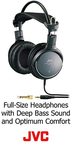 JVC Harx700 דיוק צליל אוזניות בגודל מלא - שחור