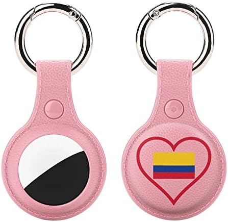 אני אוהב את קולומביה אדום לב מחזיק עבור מפתח טבעת מגן מקרה כיסוי איתור תג עבור ארנק מזוודות חיות מחמד
