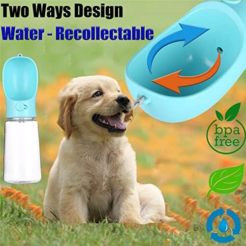 אמור פור נייד כלב מים בקבוק, גור שתיית מזין, לחיות מחמד מתקן מים, יד אחת לפעול, מזון כיתה פלסטיק,