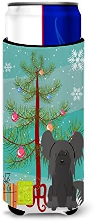 אוצרות קרוליין bb4237muk עץ חג מולד שמח סיני קרסט שחור אולטרה חיבוק לפחיות דקות, יכול שרוול קריר יותר