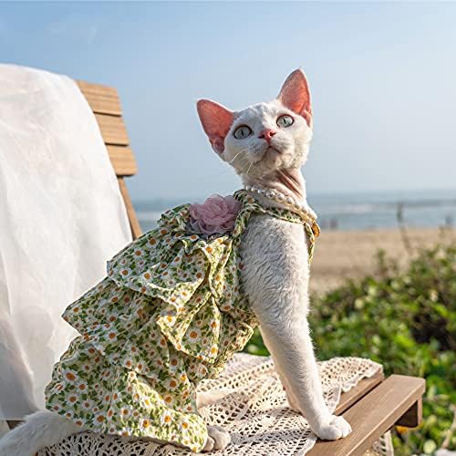 בגדי חתול חסרי שיער של אוצסטין, חצאית עוגת קיץ חצאית שכבתית חצאית מתלה אנטי-קשורה לספינקס, קורניש