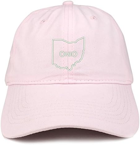 חנות הלבשה אופנתית אוהיו טקסט מתאר מדינה כובע אבא כותנה רקום