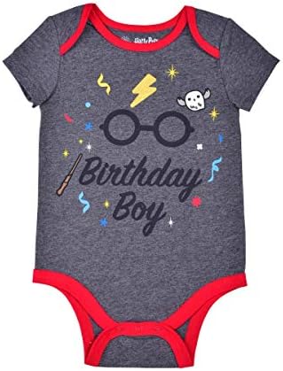 וורנר ברוס הארי פוטר פוטר תינוק של שרוול קצר של יום הולדת של יום הולדת