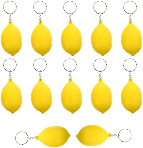 גאדפיפארטי עיצוב הבית תרמיל תרמיל מחזיק מפתחות 12 יחידות מחזיקת מפתח לימון מחזיקי מפתח למסיבות טובות למסיבה