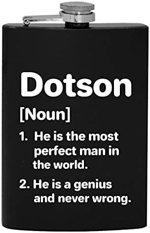 דוטסון הגדרה הגבר המושלם ביותר-8 עוז היפ שתיית אלכוהול בקבוק