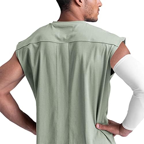 חולצות טריקו אתלטיות של גברים רופפים קלים קלים מהיר חולצות קצרות קצרות צוואר צוואר צוואר חיצוני