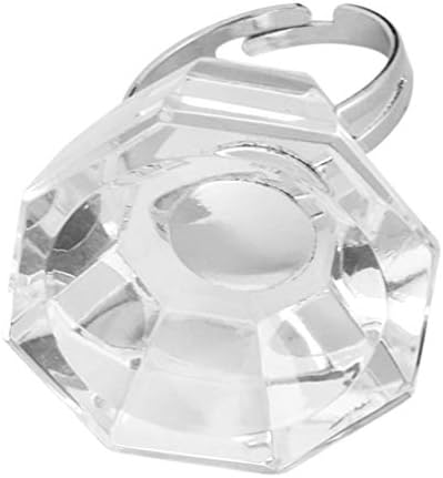 קעקוע פיגמנט כוסות קריסטל זכוכית דיו טבעת מחזיק רקמת אצבע טפטוף מגש עבור ריס איפור גבות קעקוע