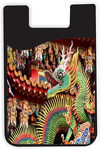 דרקון סיני דקורטיבי אסייתי עיצוב דרקון צבעוני DESA - Silicone 3M דבק כרטיסי אשראי נקל