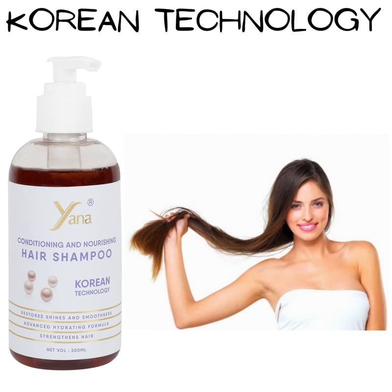 שמפו שיער של יאנה עם שמפו טכנולוגי קוריאני