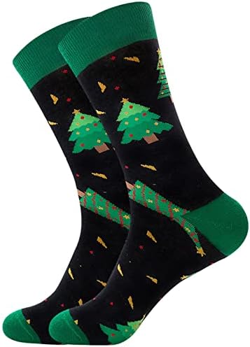 חג המולד גרבי נשים כיף צבעוני כותנה חג גרבי מצחיק חידוש צוות גרבי החג שמח איילים צבי חורף אימון גרביים