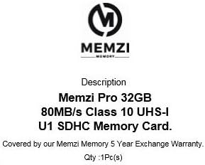 ממזי פרו 32 ג 'יגה-בייט כרטיס זיכרון 10 80 מגהבייט/ש לפוג' יפילם פיינפיקס פ1000 אקס-אר, פ900