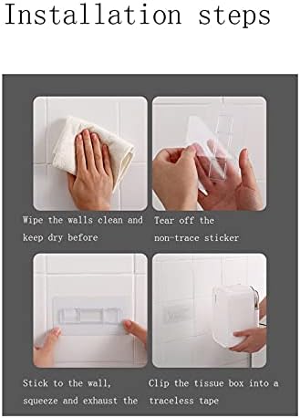 קופסת רקמות אטום למים מחזיק נייר טואלט מגבות נייר פלסטי