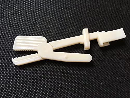 10 יחידות קליפ מחזיק סרט רנטגן פלסטיק לבן הלבנת שיני מכשיר אוטומטי