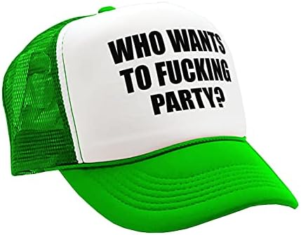 הגוזלר-מי רוצה לחגוג-קולג בירה - וינטג ' בסגנון רטרו נהג משאית כובע כובע