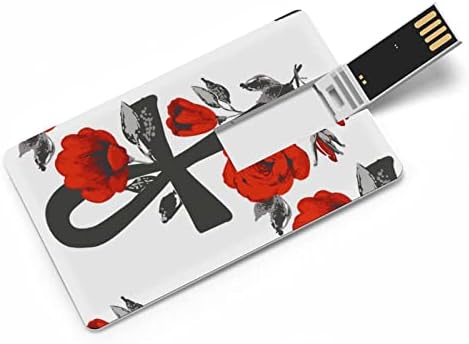 Ankh ו- Red Roses כונן הבזק USB 2.0 32G & 64G כרטיס מקל זיכרון נייד למחשב/מחשב נייד