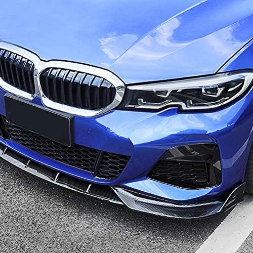 שפה קדמית של ניינטה לשנים 2019-2023 BMW G20 G28 3 Series M ספורט, ציפוי סיבי פחמן צבועים ספוילר פגוש קדמי -