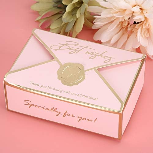 Milltrip 50 pcs קופסת קנדי ​​קופסת קופסאות מתנה קופסא מתנה קופסת שוקולד לחתונה קופסת נייר צורה ייחודית קופסת