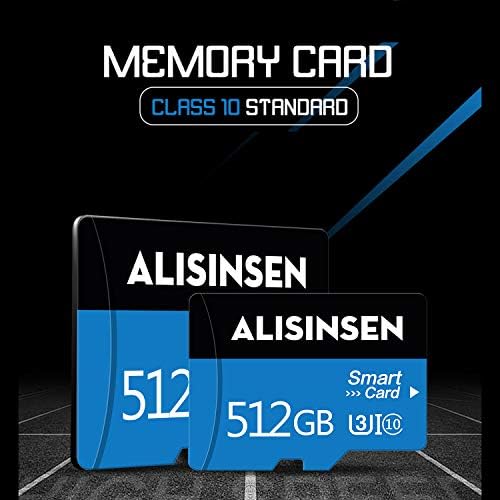 מיקרו כרטיס זיכרון 512 ג 'יגה-בייט כרטיס זיכרון 512 ג' יגה-בייט כרטיס זיכרון 512 ג 'יגה-בייט עם מתאם כרטיס זיכרון