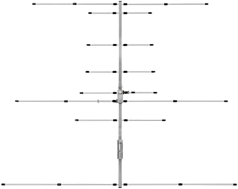 אנטנת יאגי כפולה מתקפלת של הישיקרה, 2 מטר 70 סמ 144/430 מגה הרץ אנטנת בסיס חיצונית, עם 8 אלמנטים רווח