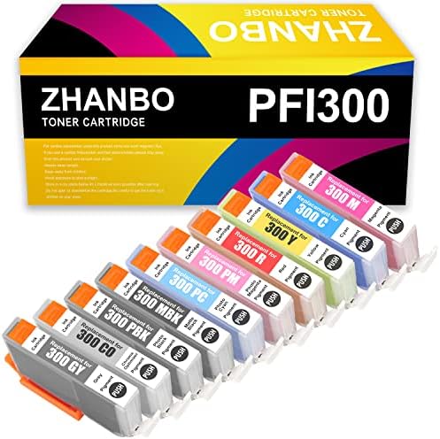 Zhanbo מיוצר מחדש PFI-300 4192C007 מחסנית דיו להחלפה למדפסת Canon ImagePrograf Pro-300 עם שבב