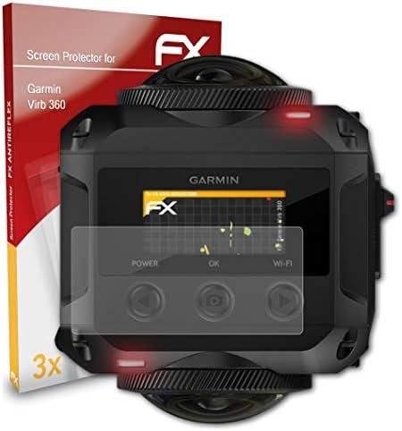מגן מסך אטפולקס התואם לסרט הגנת המסך של Garmin Virb 360, סרט מגן FX אנטי-רפלקטיבי וסופג זעזועים