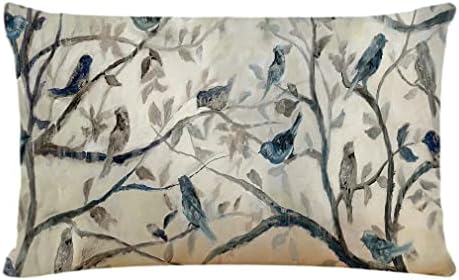 Xiangwen דיו ציור כיסוי כרית בצבעי מים ， 12 x 20 אינץ