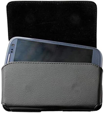 קייס קליפ קליפ עור מסתובב לולאות כיסוי כיסוי נושאים מגן תואם לתאריך Huawei 4G - Jitterbug Touch