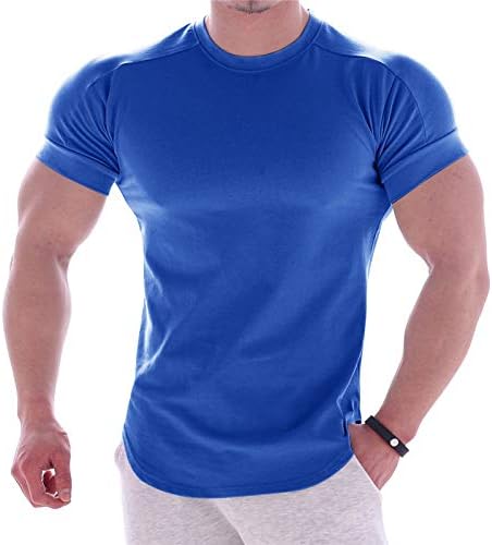 ספורט גברים מהיר שרוולים קצרים חולצות חולצות חולצות לגברים לחדר כושר אתלטי פעילים טיזים פעילים