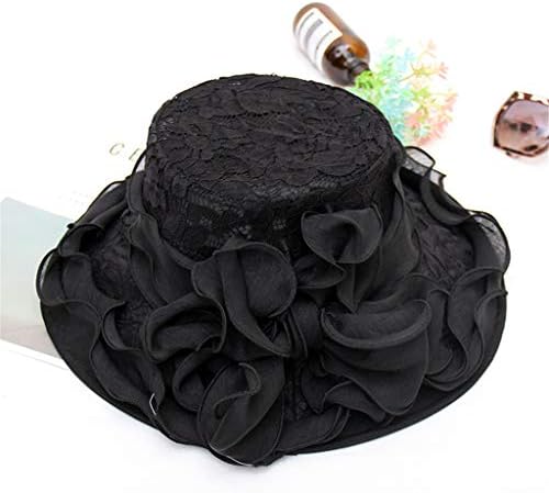 נשים תחרה רטרו פרחי פרחי קשת כובע כובע שמש כובעי תה כלות מסיבת חתונה כובע חתונה מפוארים עיניים אלגנטיות תופסות