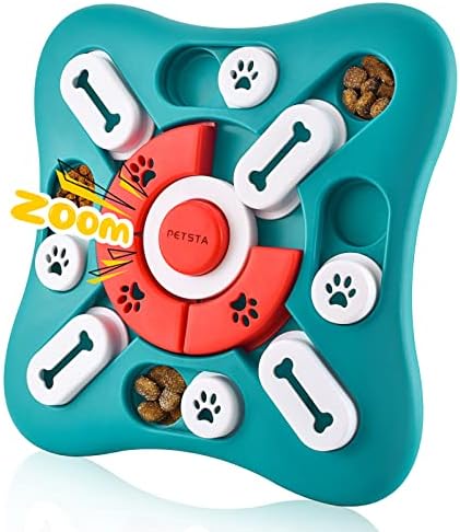 צעצועי פאזל לכלבים, פינוקים חריקים המפזרים צעצועים להעשרת כלבים לאימוני מנת משכל וגירוי מוחי, אינטראקטיבי