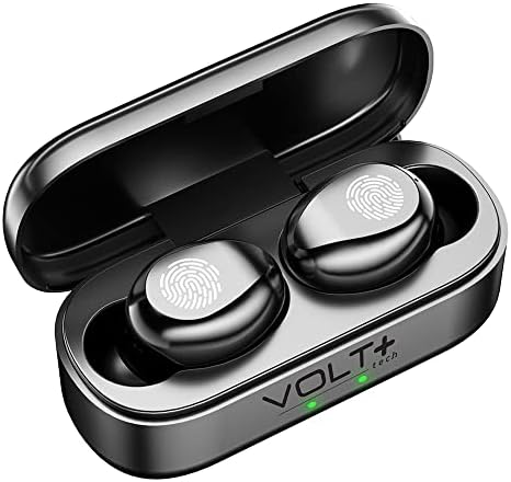 Volt Plus Tech Travel Travel אלחוטי V5.1 אוזניות תואמות את ה- Karbonn Aura Note 2 מעודכן מיקרו דק עם קרה עם