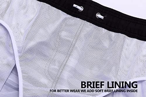 מכנסיים קצרים של Ursus Copia נשים מכנסי קיץ קצרים לנשים לגברים מדפיסים מכנסיים אלסטיים נושמים בתוספת מכנסי לוח