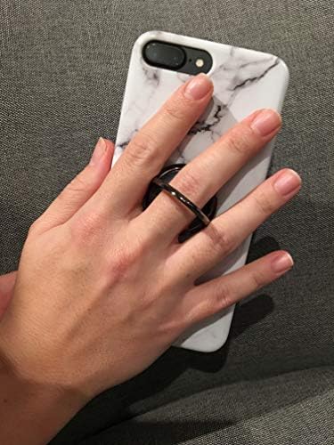 3 דרוז אן מארי באו - דפוס - דפוס משובץ כתום ושחור חמוד - טבעת טלפון
