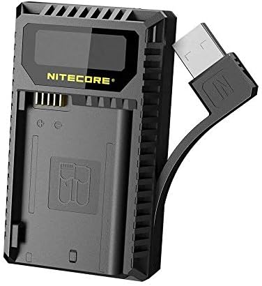 NITECORE UNK2 יציאה כפולה USB מטען סוללות מצלמה דיגיטלית עבור סוללות ניקון EN-EL15