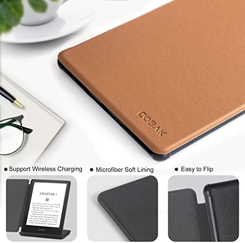 Cobak Case for Kindle Paperwhite - כל כיסוי עור PU חדש עם תכונת ערות שינה אוטומטית עבור קינדל נייר חתימה