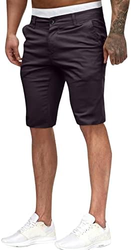 קיץ גברים מזדמן מזדמן בצבע אחיד רזה רוכסן אבזם מכנסי כושר קצרים מכנסיים ספורט מכנסיים קצרים
